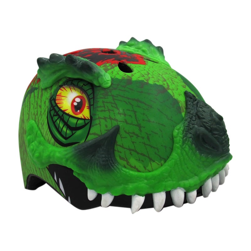 Raskullz 2015 Boy's T-Rex Awesome 5+ Kids/Youth Bicycle Helmet (Green - 50-54cm) - Image 3